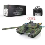 2.4G 7.0 Henglong 1/16 Scale Plastic Leopard2A6 RTR Barrel Recoil 3889 RC Tank