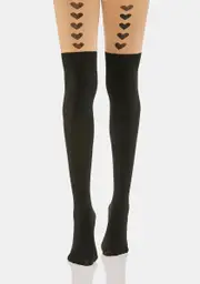 Hand On My Heart Sheer Tights