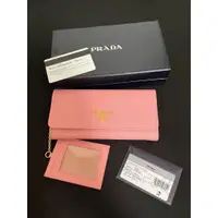 在飛比找蝦皮購物優惠-PRADA 錢包 識別證套 Saffiano皮革 merca