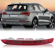 Rear Bumper Tail Light Lamp for Audi Q5 2009-2015 Rear Bumper Reflector Lower Tail Lights Replace 8R0945096 Passenger Side (Right)