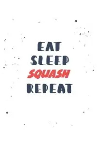 在飛比找博客來優惠-Eat Sleep squash Repeat: Lined