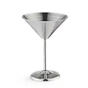 Stainless Steel Martini Cocktail Glass High Base Wine Glass Unbreakable Wine Glass Metal Bar Champa