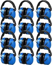 [Copkim] 12 Pcs Hearing Protection Ear Muffs NRR 28dB Noise Reduction Headphones Shooting Ear Protection Earmuffs