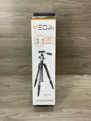 Vanguard Veo3X Lightweight Compact Travel Kit with 3-in-1 Aluminum : VEO3X204ABP