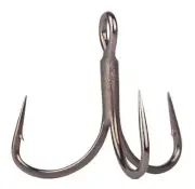 Mustad ITG76AP-TS-4-6A Tactical Bass Hooks, in-Line Triple Grip