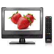 Small TV with Advanced LED Technology – 13.3 inch LED TV – HDTV – HDMI, RCA, RF