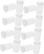 KOMBIUDA 200Pcs Transparent Film Canisters with Airtight Caps Storage Containers for Art Beads Coins Keys and Small Accessories Reliable and Secure Plastic Cases