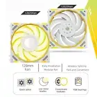 Yeston Computer Case Cooling Fan 120mm ARGB Computer CPU Cooler With 1850RPM Hot
