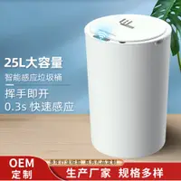 在飛比找蝦皮商城精選優惠-智能垃圾桶自動感應式家用臥室廚房浴室防臭大容量高顏值25L