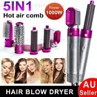 5 in 1 Hair Blow Dryer Hair Styler Straighteners Blow Brush Comb Curl Dryer AU