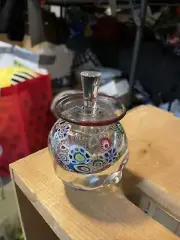 Ralph Mossman & Mary Ulvaney Hand Blown Glass Perfume Bottle. Amazing!
