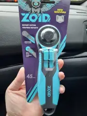 NEW ZOID 45mm Comfort Grip Fabric Rotary Cutter Carbon Steel Quick Change Blade