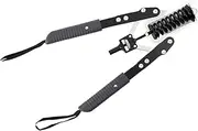 Arm Workout Trainer - Adjustable Thickened Carbon, Steel Grip Bar | Heavy-Duty Resistance Handle With Non-Slip Coating, Strength Exercise Equipment For Home Fitness And Upper Body Muscle Building