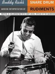 Buddy Rich Modern Interpretation of Snare Drum Rudiments Music Lessons Book