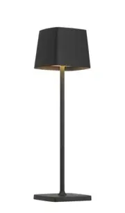 Kovacs P1665-L Task Portables 15" Tall LED Buffet Table Lamp - Coal