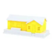 1:87 Scale Train Diorama House Villa Model for HO Gauge Sand Table Layouts