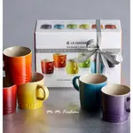 正品預購-百年法國LE CREUSET 彩虹系列馬克杯6入組100/200/300ML