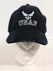 USAF United States Air Force Eagle Crest Adjustable Baseball Hat Cap NWT