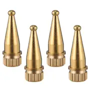 4 Pcs Speaker Support Audio Isolation Feet Floor Bookshelf Stand Copper Spike