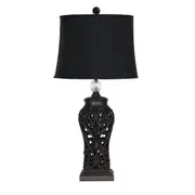 Daphney Black Classic Antique Table Lamp