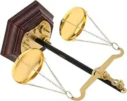 ABOOFAN Vintage Balance Scale Ornament Retro Decor for Office Home Antique Metal Justice Scale Sculpture for Lawyers Elegant Tabletop Decoration
