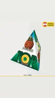 Lebanese Top Pineapple Juice Tasty Drink 180ml Box Of 21 Pcs-msg 4 Deals