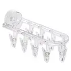 Foldable Drying Rack Clothes Holder Wall-mounted Sock Clip with Anti-slip