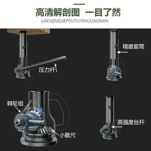 【新店鉅惠】寶山滬工螺旋千斤頂齒輪手搖機械式千斤頂QLD10噸5T32t50噸