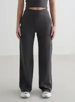 [aim'n] Shadow Grey Sense Wide Petite Pants