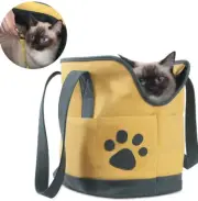 Pet&i Small Pet Carrier for Small Dogs, Medium Cats and 2 Kitten Cats up to 10lb