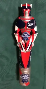 PBR Kegatron Robot Android Beer Tap Handle Pabst Blue Ribbon