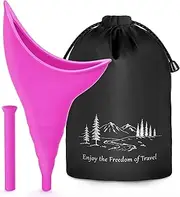 Urinella for Women Hiking Camping Accessories, Reusable Pee Aid for Urinal Women On The Go Camping Toilet PIPI Silicone Funnel Travel Camping Festival Accessories