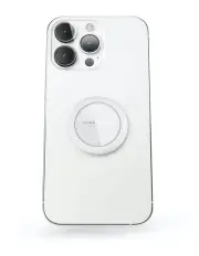 [Vonmahlen] Backflip Phone Grip with Magnetic Mount iPhone/Samsung/Android in White