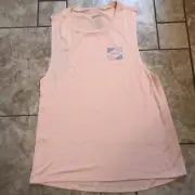 NWT Womans L Smith Optics Smith Trademark Tank Top Peach