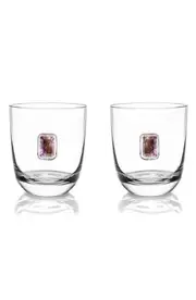 ANNA New York Elevo Set of 2 Double Old Fashioned Glasses