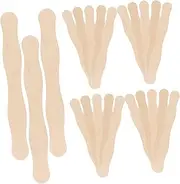 NUOBESTY DIY Model Materials 50pcs Wooden Sticks Ice Popsicle Fan Handle for Boys and Girls