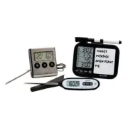 New ! Taylor 3-piece Thermometer and Timer Set Nice Gift