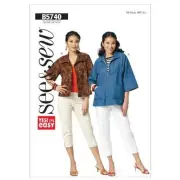 Butterick Patterns B5740 Misses Jacket, All Sizes