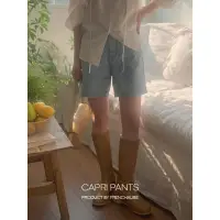 在飛比找蝦皮商城優惠-【Codibook】韓國 frenchaube 牛仔短褲短褲