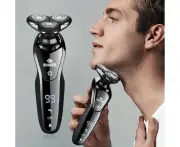 Cordless Electric Shavers Rotary Dry/Wet Razor Shaver for Men Rechargeable