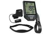 Cycling Wireless Computer with Heart Rate Sensor Multifunctional Rainproof Cycling Computer with Backlight LCD