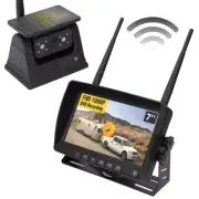 Backup Camera Magnetic Solar Wireless Infrared Night Reverse Cam 9600 Fit