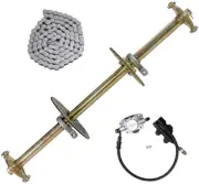 810mm Complete Go Kart Rear Axle Kit For Drift Trike Golf Cart ATV Quad Buggy