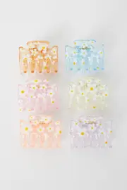 Multi 6 Pack Claw Clips