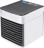 Mini Portable USB Arctic Air Conditioner Air Cooler LED Personal Desk Cooling Fan 7 LED Light