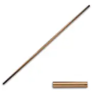 Martial Arts Wooden Jo Staff Striped Bamboo Wood Tapered Both End 50" 4ft Sticks