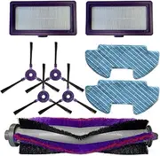 Filters Mop Cloths Side/Main Roller Brush Kit Compatible with Samsung 2-in-1 PowerBot VR05R503PWK/SA DJ81-00167A Robotic Vacuum Cleaner