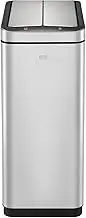 EKO EK9287MT-30L Deluxe Phantom Trash Can Auto Open/Close Silver 30L Sensor with Lid Inner Box