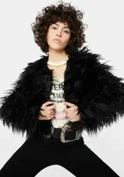 Wicked Exclude You Faux Fur Jacket