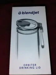 Blendjet Orbiter Drinking Lid , Leak Proof, Self Cleaning, Brand New In Box